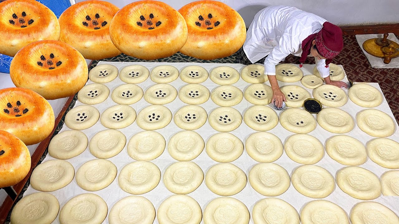 300 Yıllık Tarif | Özbek Ulusal - Semerkant Ekmeği | ev yapımı gözleme